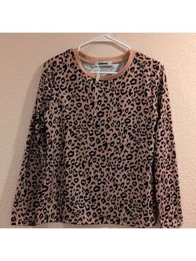 Lamibaby Animal Print Top Small New With Tags